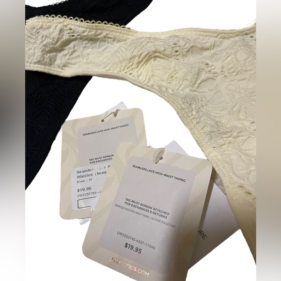 Fabletics “Seamless Lace High-Waist Thong” Bundle - Picture 3 of 12